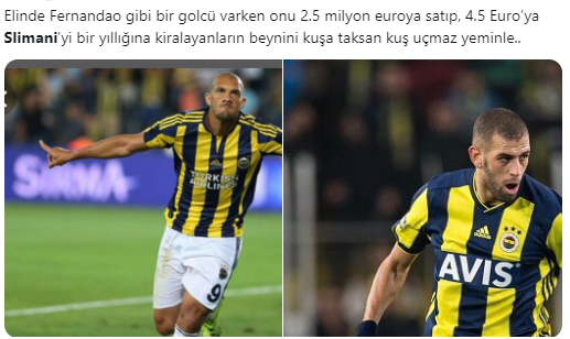 Fenerbahçeli taraftarlardan Comolli’ye Slimani tepkisi!