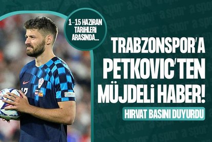 Trabzonspor’da Bruno Petkovic gelişmesi!