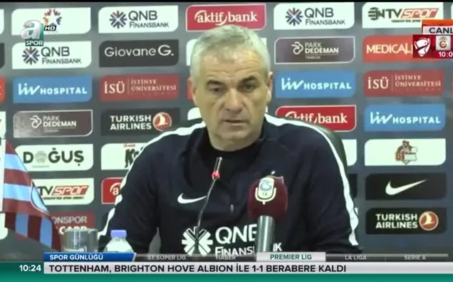 Rıza Çalımbay: "Çok ilginç bir maç oldu"