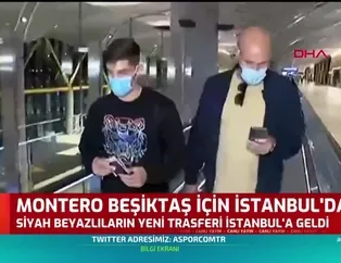Montero Beşiktaş için İstanbul'da