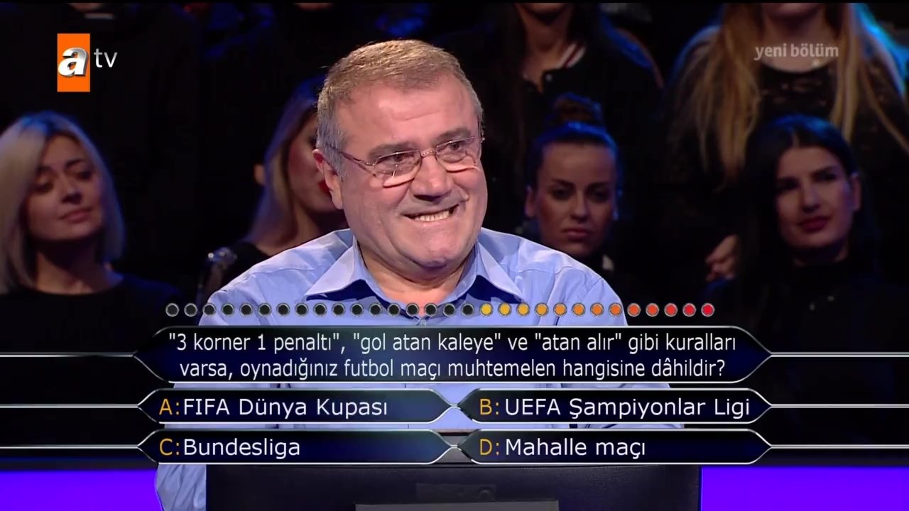 Kim Milyoner Olmak İster 797. bölüm soru ve cevapları! Geceye damga vuran soru