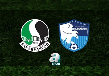 Sakaryaspor-Erzurumspor maçı saat kaçta?