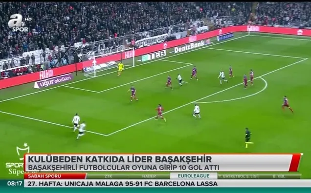 Kulübede katkıda lider Başakşehir