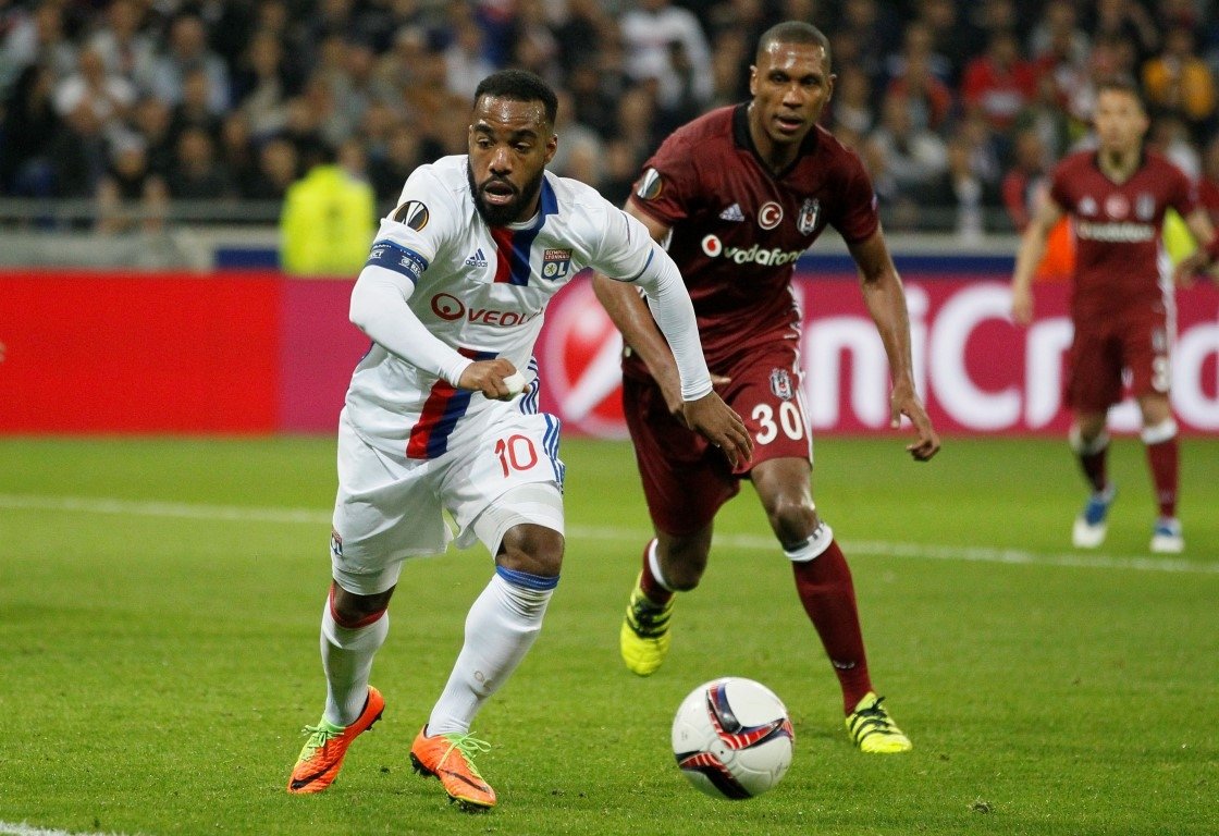 Olympique Lyon - Beşiktaş maçından kareler