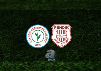 Ç. Rizespor- Pendikspor |CANLI