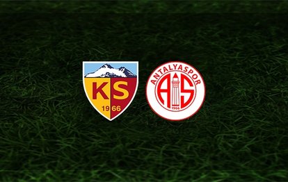 Kayserispor - Antalyaspor maçı ne zaman, saat kaçta ve hangi kanalda? | Süper Lig