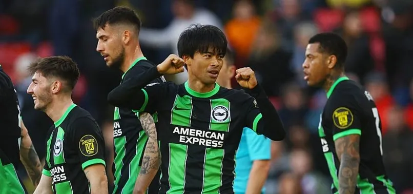 Brighton'da Kaoru Mitoma sezonu kapattı!