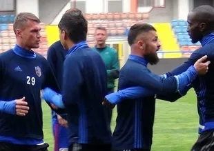 Karabükspor antrenmanında gerginlik