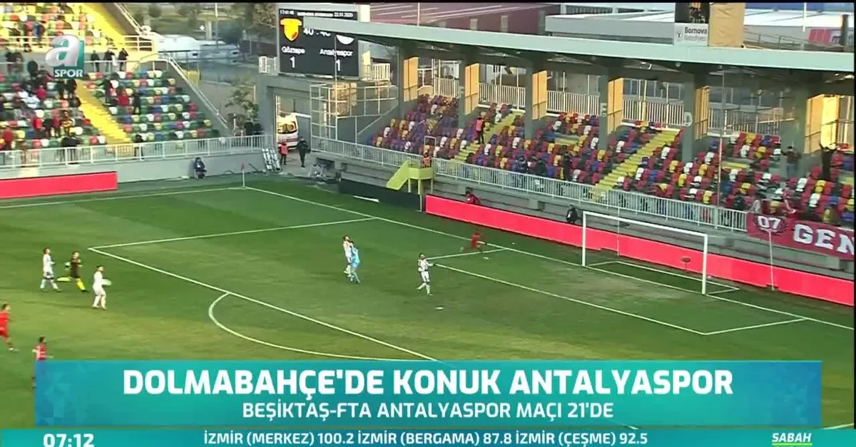 Dolmabahçe'de konuk Antalyaspor