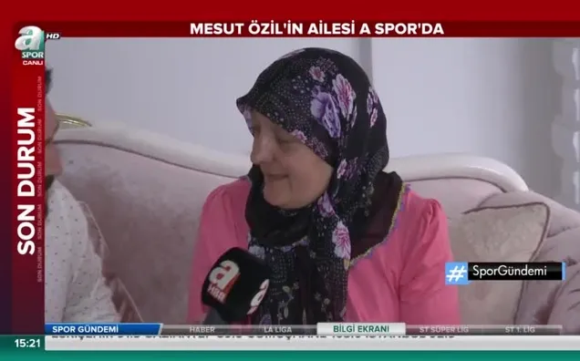 Mesut Özil'in ailesi A Spor'da
