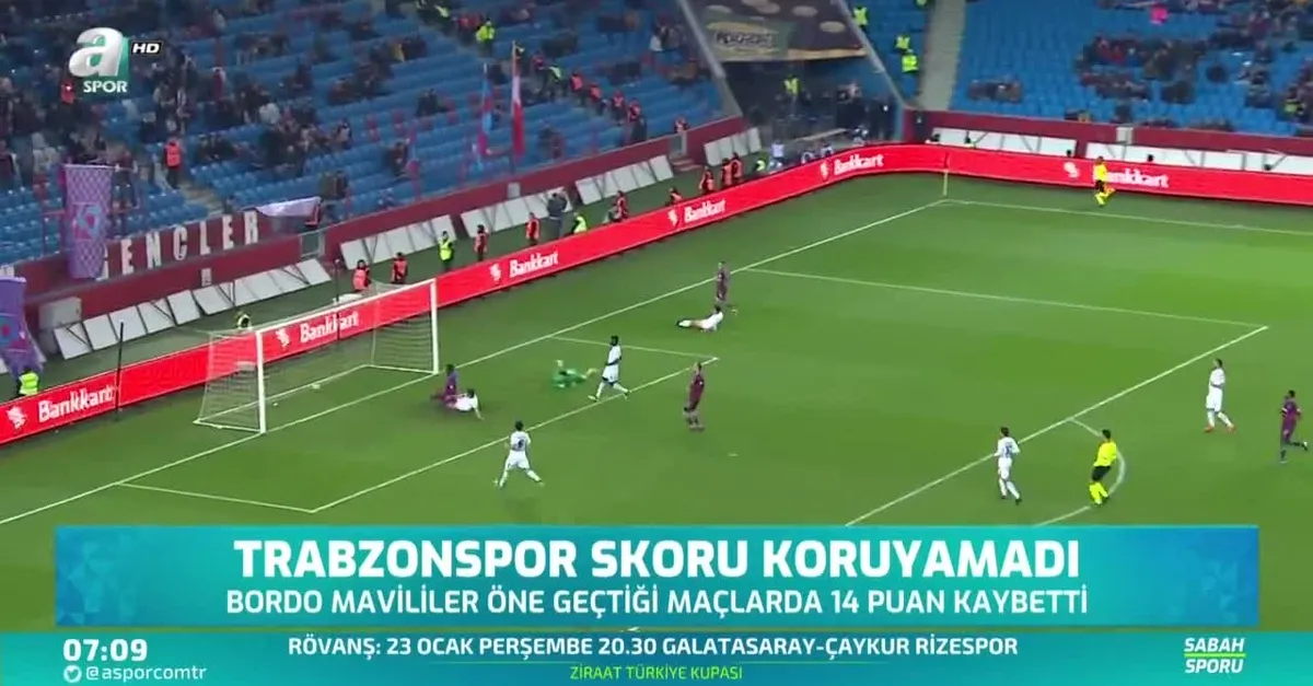 Trabzonspor skoru koruyamadı