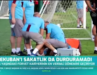 Ekuban'ı sakatlık da durduramadı
