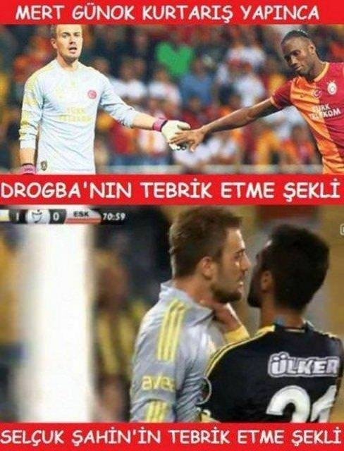 Galatasaray - Fenerbahçe maçının unutulmaz capsleri