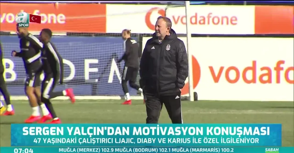 Sergen Yalçın'dan motivasyon konuşması