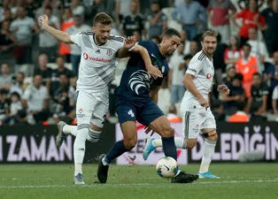 Beşiktaş - Ç. Rizespor maçından kareler
