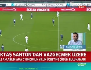 Beşiktaş Santon'dan vazgeçmek üzere
