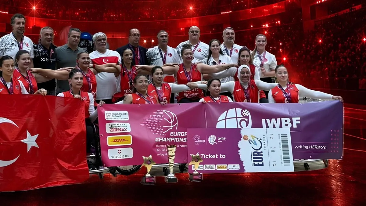 Tekerlekli Sandalye Basketbol Kadın Milli Takımı Avrupa Şampiyonu