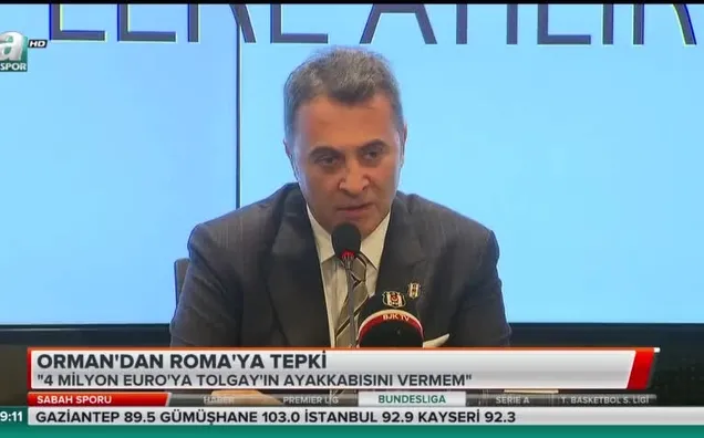 Fikret Orman'dan Roma'ya tepki