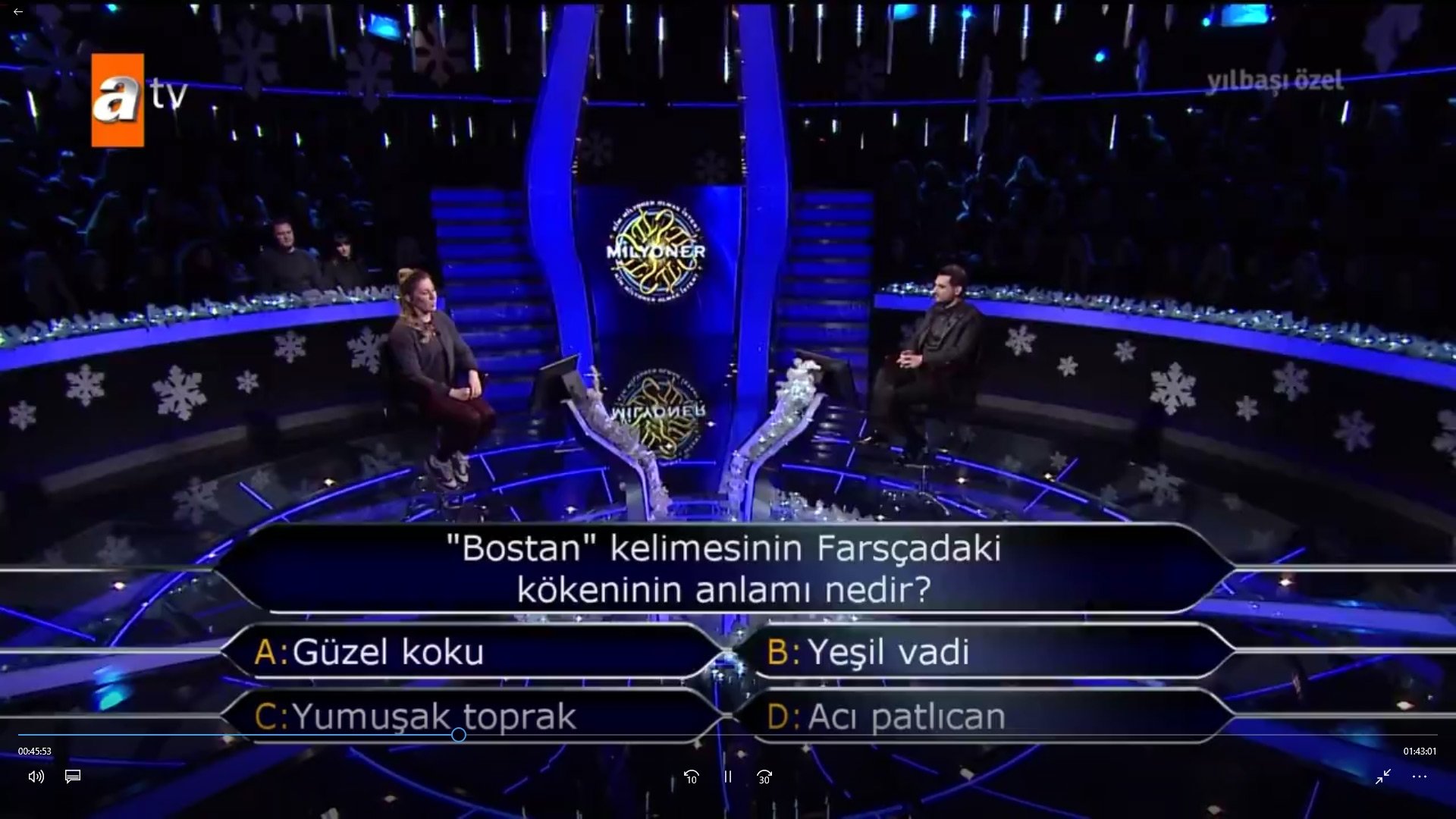 Kim Milyoner Olmak İster 798. yılbaşı özel bölümü soru ve cevapları!