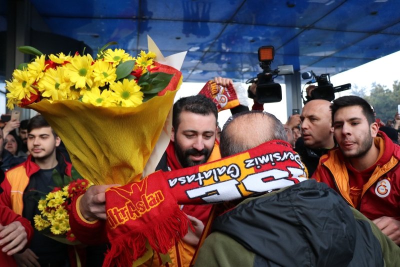 Bolu’da Galatasaray izdihamı yaşandı