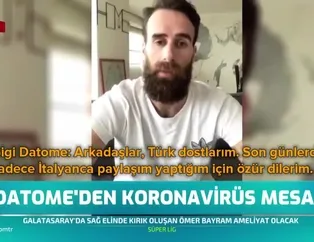 Gigi Datome’den koronavirüs mesajı