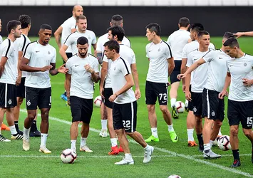 Partizan, Vodafone Park’ta antrenman yaptı