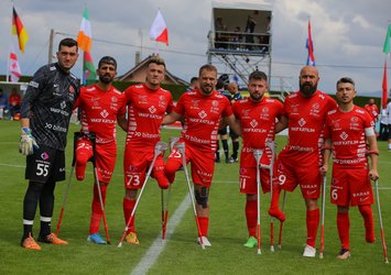 Türkiye Ampute Milli Takımı Azerbaycan'a gol oldu yağdı!