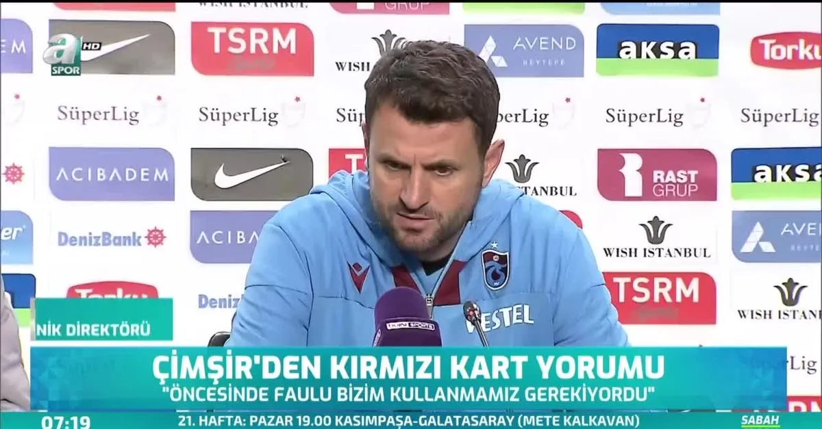 Hüseyin Çimşir'den kırmızı kart yorumu
