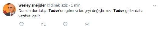 ’’Bizi daha fazla üzme Tudor, istifa et!’’
