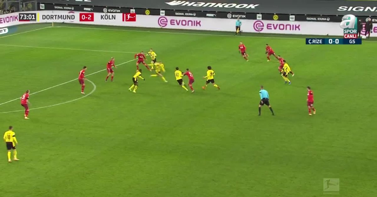 GOL | Borussia Dortmund 1-2 Köln
