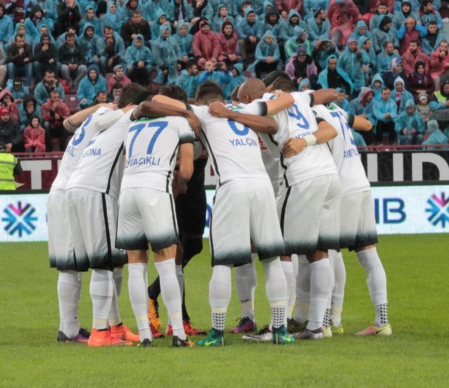 Trabzonspor-Çaykur Rizespor maçından kareler