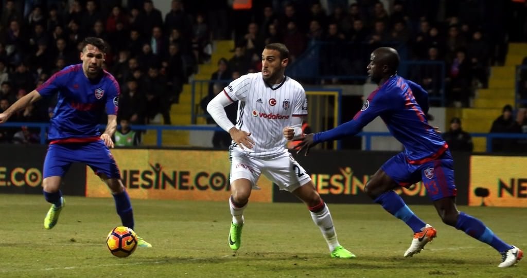 Kardemir Karabükspor-Beşiktaş karşılaşmasından kareler