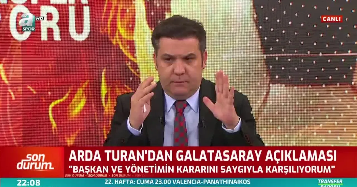 Levent Tüzemen'den Arda Turan açıklaması