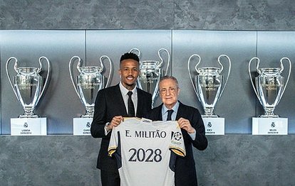 Real Madrid Eder Militao ile sözleşme uzattı!