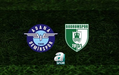 Adana Demirspor - Bodrum FK CANLI Adana Demirspor - Sipay Bodrum FK maçı canlı anlatım