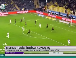 Mehmet Ekici iddialı konuştu