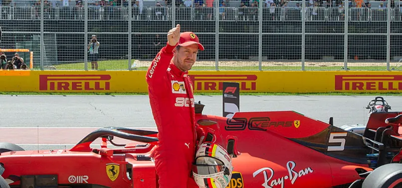 Kanada'da pole pozisyonu Vettel'in