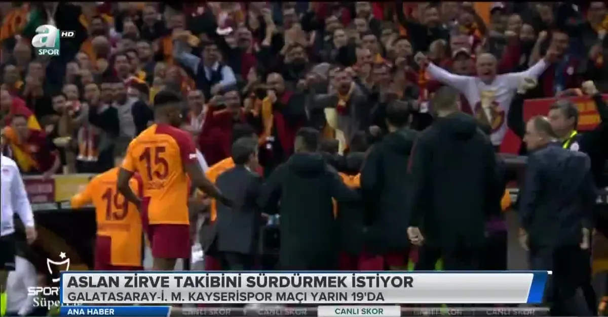 Aslan zirve takibini sürdürmek istiyor