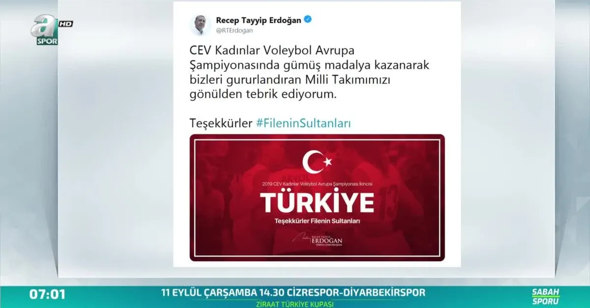 Başkan Erdoğan'dan Sultanlara tebrik mesajı