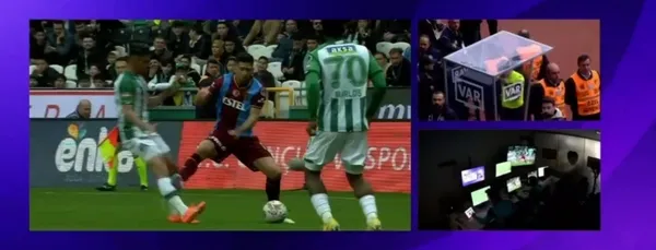 Trabzonspor 10 kişi kaldı! İşte Konyaspor maçındaki o pozisyon - 1