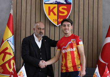 Kayserispor genç isimle sözleşme uzattı!