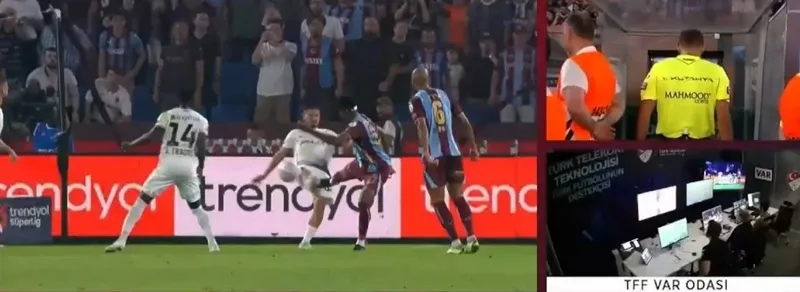 Trabzonspor-Gençlerbirliği maçında penaltı kararı! - 1