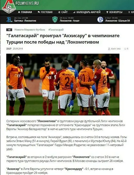 Rusya’da gündem Akhisarspor ve Galatasaray - 1